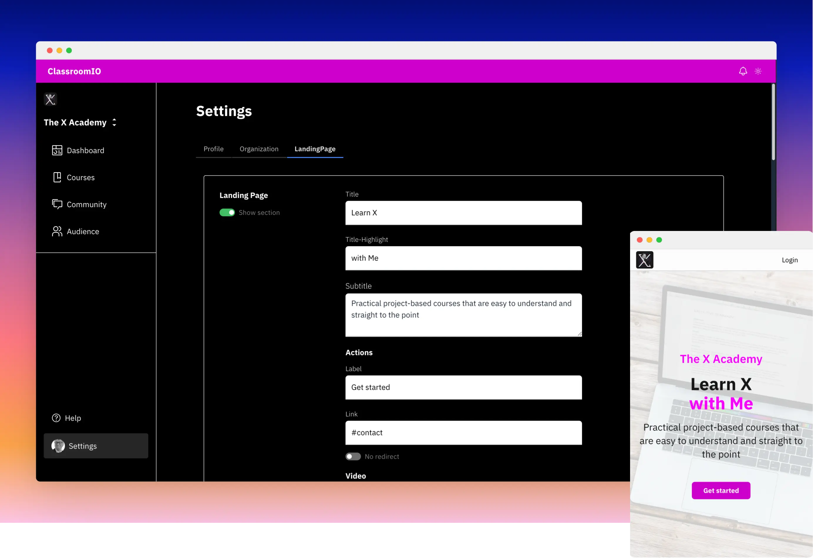 Moslashtiriladigan Asosiy Sahifa
